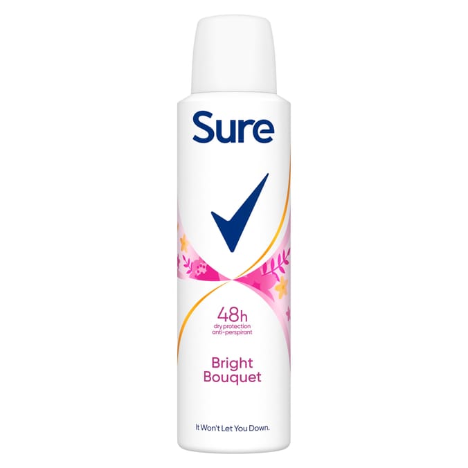 Sure Anti-perspirant Aerosol Bright Bouquet 150ml