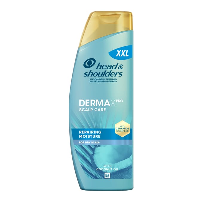 Head & Shoulders DermaXPro Repairing Moisture Anti Dandruff Shampoo 500ml - Coconut Oil