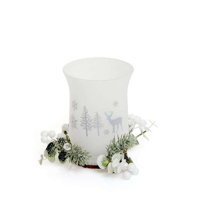 Festive Feeling Hurricane Tealight Holder