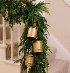 Winter Luxe 3 Pieces Large Metal Bells