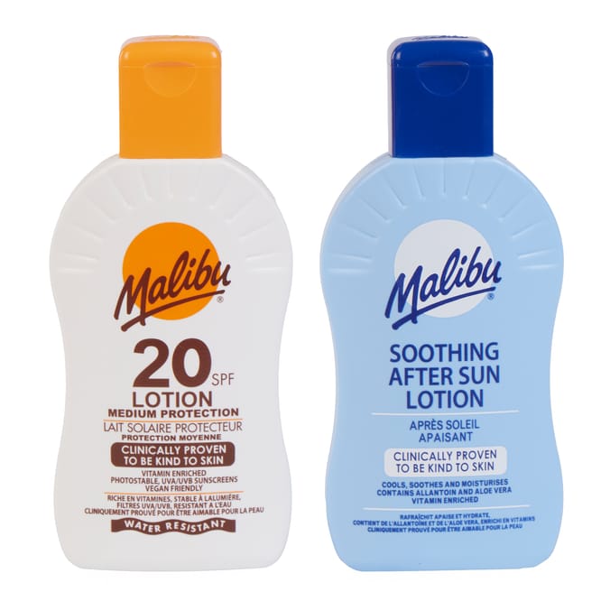 Malibu SPF20 Sun Lotion + After Sun Lotion