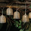 Firefly 10 Rattan String Lights