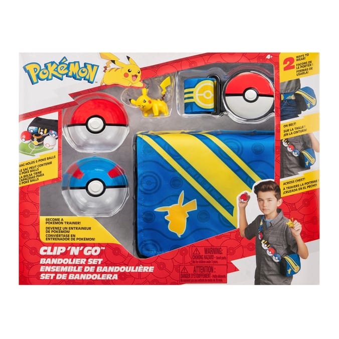 Pokémon Clip'N'Go Bandolier Set - Pikachu