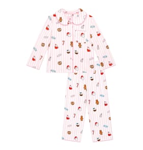 Sleigh Bells By Originals Pink Stripe Pyjamas