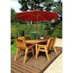 Charles Taylor 6 Seat Rectangular Table Set With Parasol