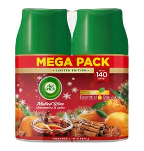 Air Wick Freshmatic Autospray Twin Refill 2x250ml -  Mulled Wine 