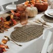 The Lifestyle Edit Harvest Pumpkin Placemat