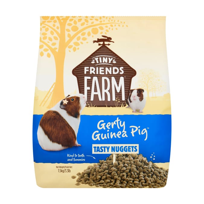 Tiny Friends Farm Gerty Guinea Pig 1.5kg - Tasty Nuggets