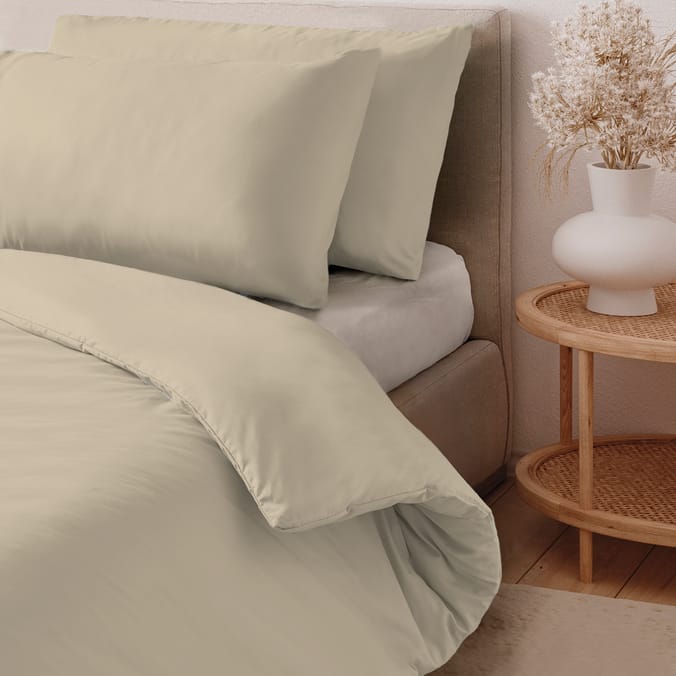 Home Collections Cotton Rich Stone Duvet Set Cover