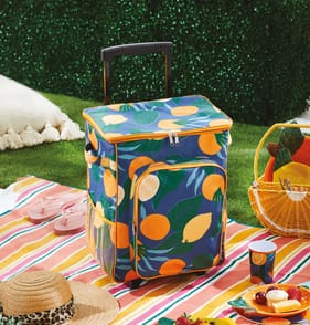 The Outdoor Living Collection Artist Studio: Wheel Cooler Bag - Fruit Print