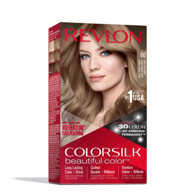 Revlon Colorsilk Permanent Hair Colour 60 Dark Ash Blonde
