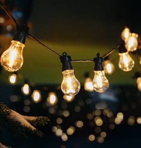 Prestige Mains Operated 20 LED Festoon String Lights - Warm White