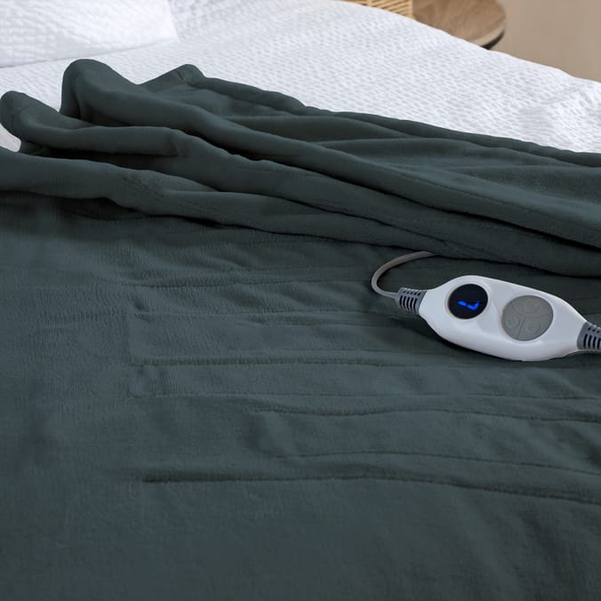 Electric Heated Throw - Grey
