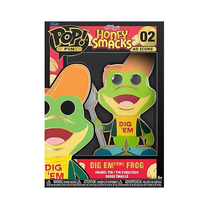 Pop Pin Honey Smacks Dig Em'Tm Frog