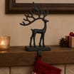 Festive Feeling Christmas Reindeer Stocking Holder