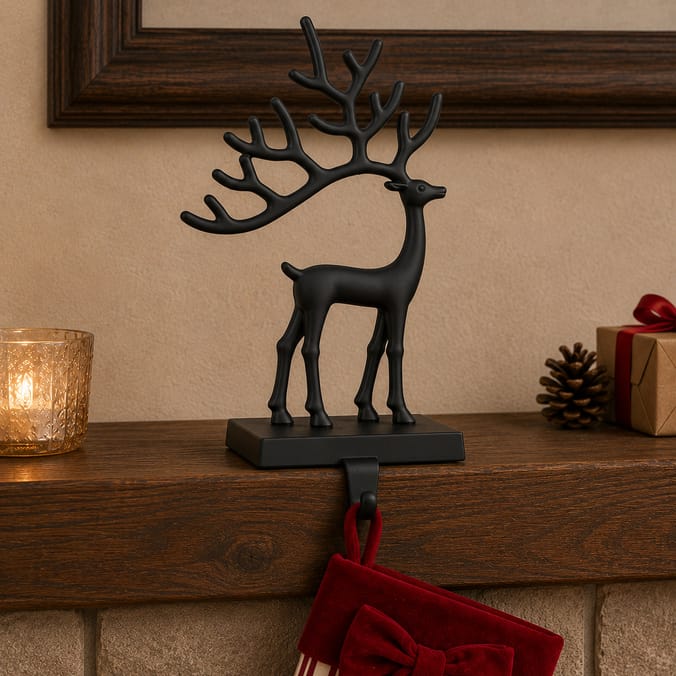Festive Feeling Christmas Reindeer Stocking Holder
