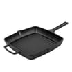 Prestige Nadiya Black Square Cast Iron Grill Pan with Pouring Lips 27cm
