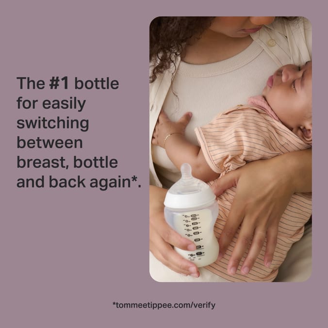 Tommee Tippee Natural Start Anti-Colic Baby Bottles 0m+ 2 x 260ml