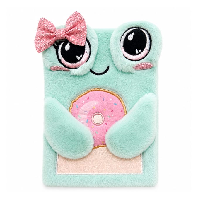 Scribble Pop Shop Fluffy Notebook - Frog