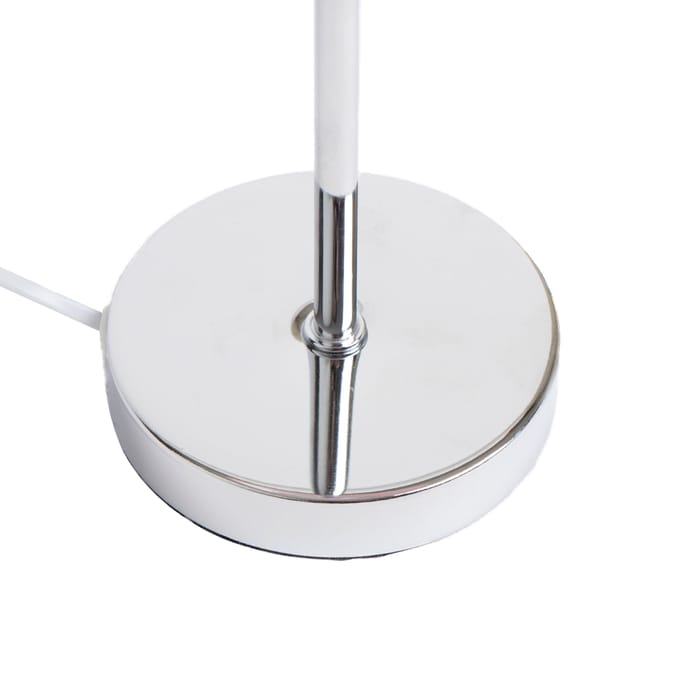 Home Collections Crushed Velvet Table Lamp - Silver