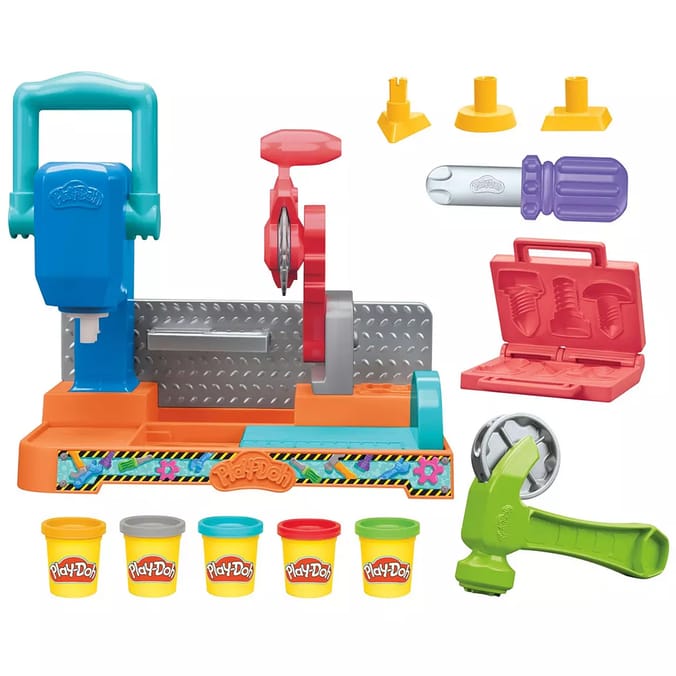 Play-Doh Stamp and Saw Tool Bench