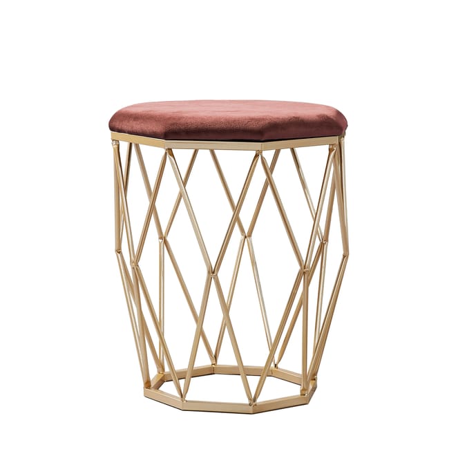 Home Collections Hexagon Metal Footstool