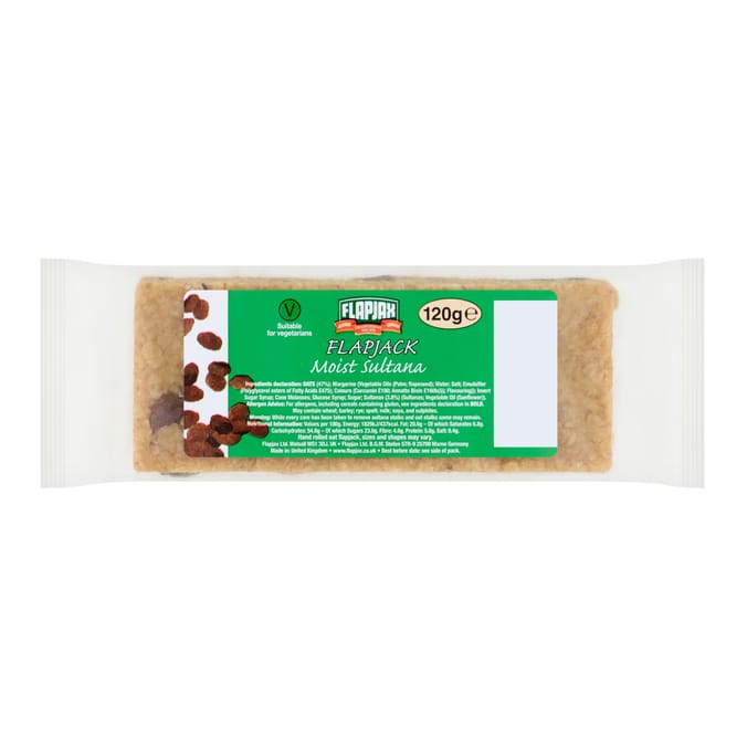 Flapjax Moist Sultana Flapjack 120g 30x