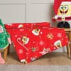 SpongeBob Squarepants Christmas Novelty Throw