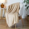 Home Collections Ultra Soft Throw - Beige