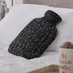 Warm At Heart Knitted Sequin Hot Water Bottle