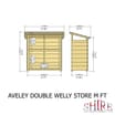 Shire Aveley Double Welly Store