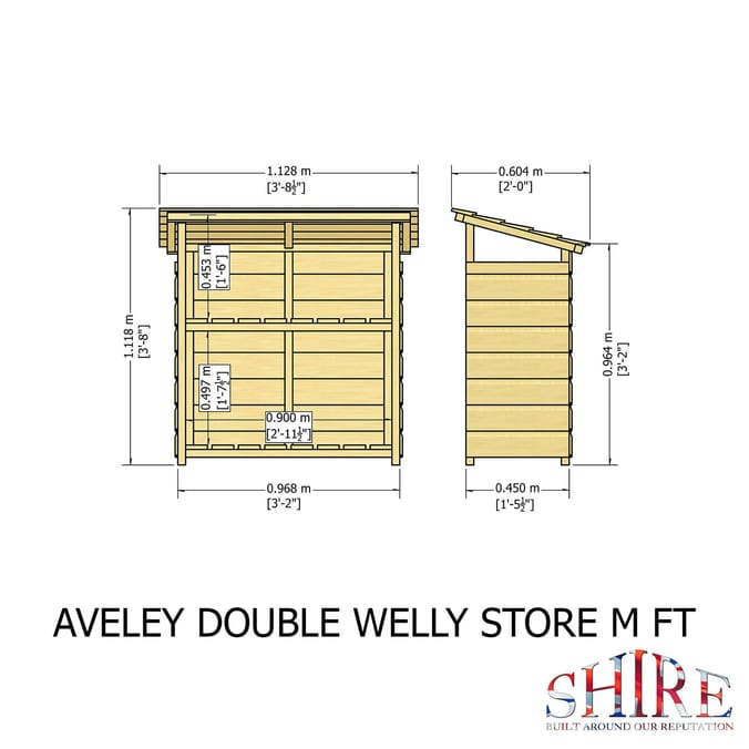 Shire Aveley Double Welly Store