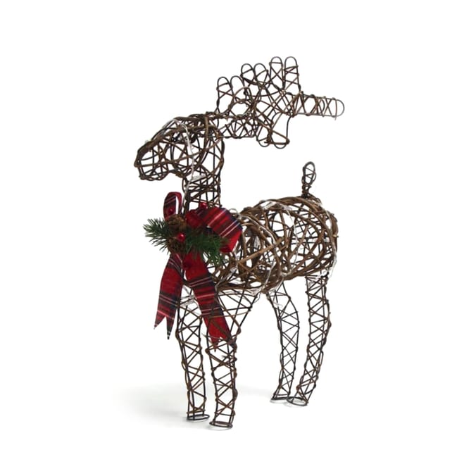 Festive Feeling Light Up Reindeer With 20 LED Lights