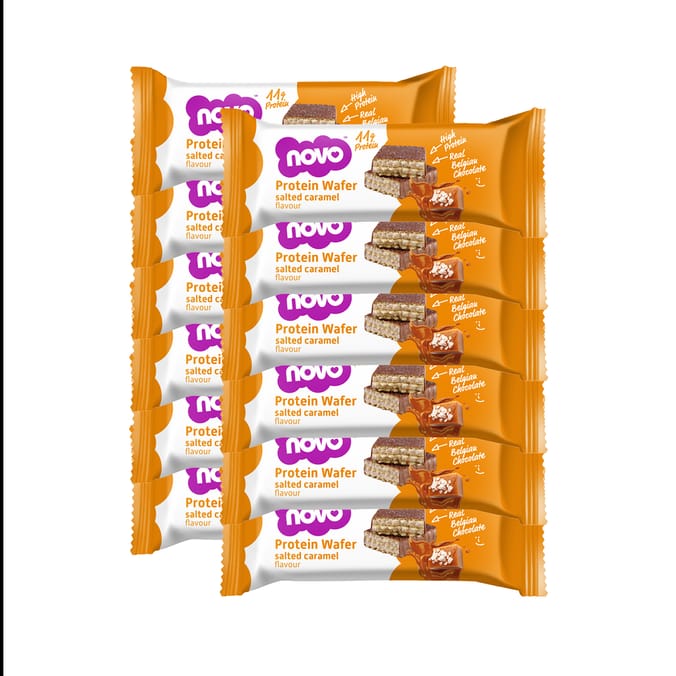 Novo Protein Wafer Salted Caramel Flavour 40g x 12