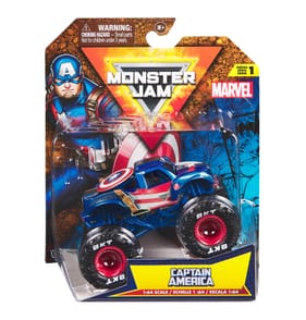 Monster Jam Marvel Die Cast Series 3 Monster Truck - Captain America