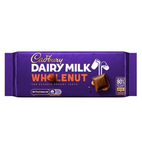 Cadbury Dairy Milk Wholenut Chocolate Bar 180g