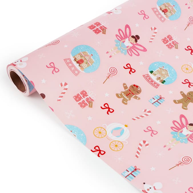 Sleigh Bells 12Metre Wrapping Paper