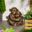 Jardin Mother & Baby Monkey Ornament 28.5cm