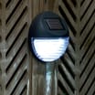 Firefly LED Solar Fence Light Black x3