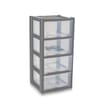 Wham 4 Drawer Tower - Grey