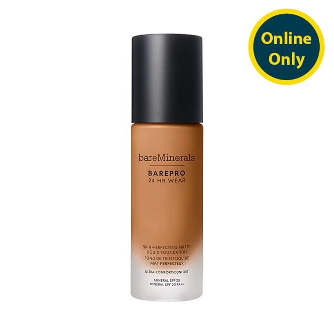 BareMinerals Barepro 24Hr Wear Skin-Perfecting Matte Liquid Foundation 30ml - Medium Deep 46 Neutral