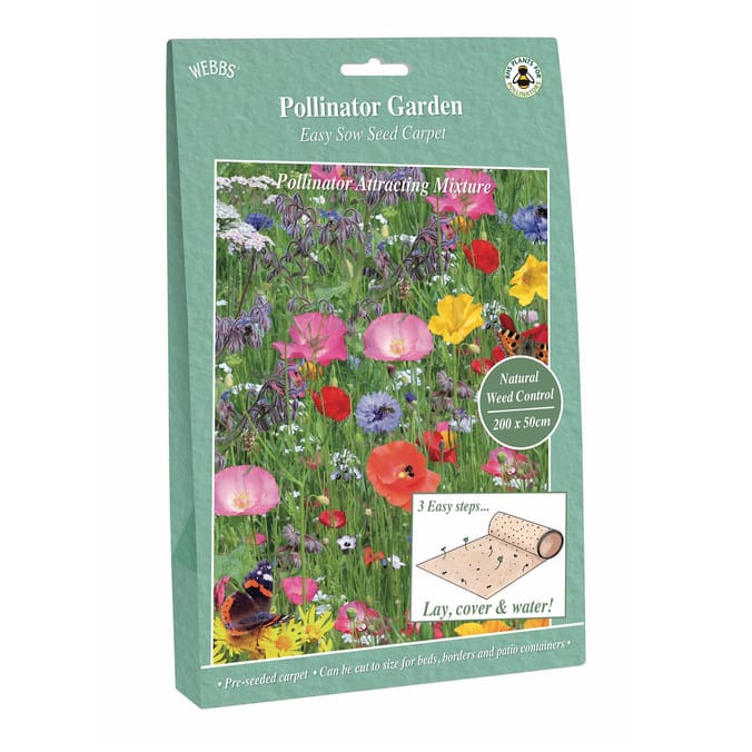 Webbs Easy Sow Seed Carpet - Pollinator Garden