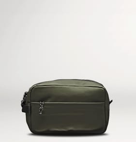 Salisburys PU Leather Toiletry Bag - Green
