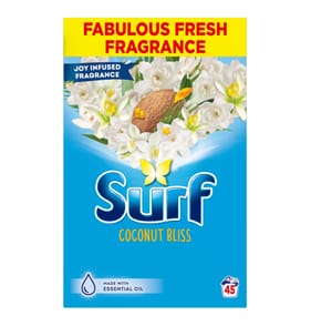 Surf Washing Powder 2.25 kg 45 Washes - Coconut Bliss