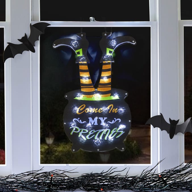 Haunted House Light Up Window Decoration