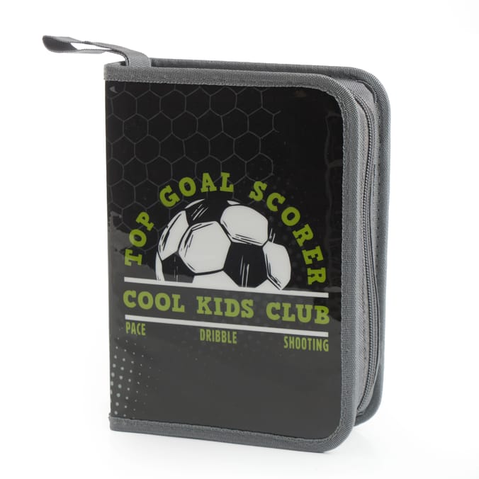 Scribble Pop Shop 40 Pieces Pencil Case Set Football