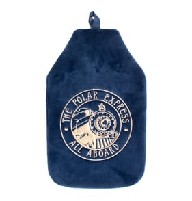 The Polar Express Hot Water Bottle - Blue