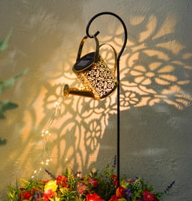 Firefly Hanging Watering Can Solar Lights