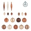Festive Feeling Alpine Woods Christmas Bauble Mix Set 64 Pack