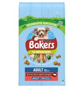 Bakers Superfoods Beef With Vegetables Dry Dog Food 14kg